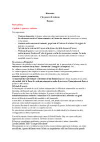 Riassunto - Che genere di violenza - Bonura