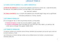LENGUA TEMA 9 SM 5 PRIMARIA | Resúmenes de Lengua y Literatura | Docsity