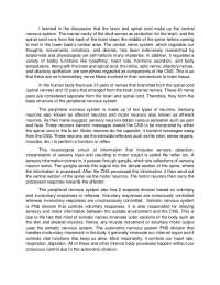 The Central and Peripheral Nervous Systems: Structure, Function, and Reflexes