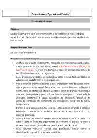 procedimento de Controle de Estoque