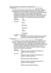 QUESTIONÁRIO 1  parasitologia AVA