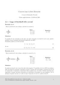 esercizi + dispensa, fondamenti di elettrotecnica
