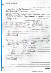 resposta  dos exercicios