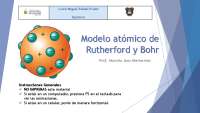 Modelo atómico de Rutherford y Bohr