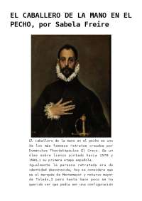 El Retrato del Caballero de la Mano en el Pecho: Un Misterio de El Greco