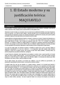 Teoría Política: Razón de Estado y Soberanía - Prof. Martínez Mesa