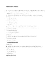 Introduction to Computing