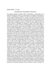 Resumen del Periodismo Fotográfico: Historia y Significado