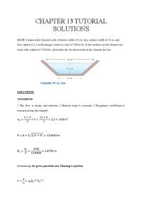 hydraulics problems for semester test 3