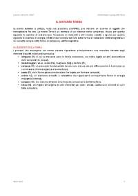 Dispensa climatologia e geografia fisica (sistema Terra + quattro sfere terrestri)