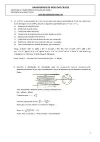 Coeficiente de Transferência de Calor por Convecção