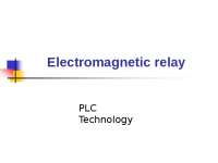 PLC-TECHNOLOGY and Sensors