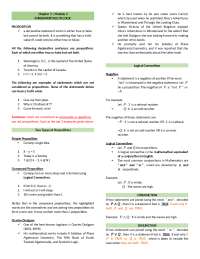 Fundamentals of Logic | Study notes Mathematics | Docsity