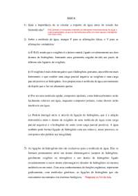 Lista de Bioquímica - Ensino Superior