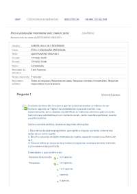 AVA QUESTIONÁRIO UNIDADE I – ÉTICA E LEGISLAÇÃO
