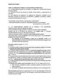 Apuntes derecho de familia -
