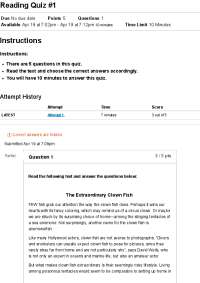 examen de reading quiz IO 12 ICPNA