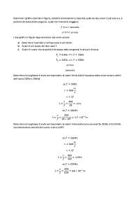Esercizi di Ottica Fisica dal libro Quantum (svolti)