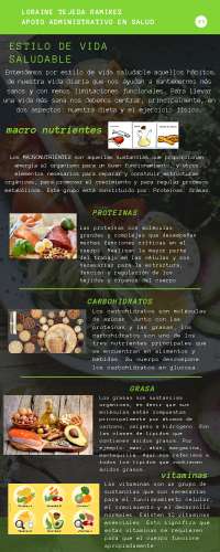 infografia la vida saludable