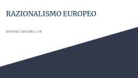 slide sul razionalismo europeo