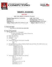 Bresenham's Circle and Line Drawing Algorithms - Prof. Singh