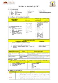 Sesion Lee oralmente en su lengua materna - Comunicacion 2do primaria
