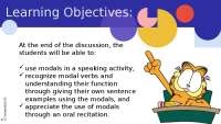 Presentation on Modals