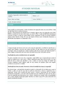 Atividade Individual FGV - Gestão e Administração de Conflitos