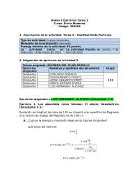 Ejercicios de Física Moderna: Dualidad Onda-Partícula