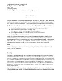 Civil Rights and Liberties - United States Political History