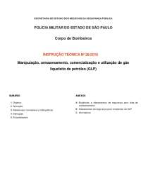 Exigências de Segurança em Armazenamentos de Gás Liquefeito de Petróleo (GLP)