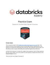 databricks exam mock