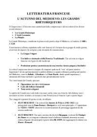 Letteratura Francese I | Appunti di Letteratura Francese ...