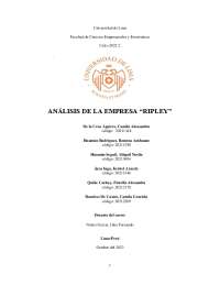 Trabajo de investigación Ripley