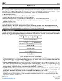 C# Programming and .NET Framework: Features, Structure, and Programming Basics