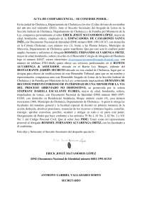 Contestación a demanda de reconocimiento forzoso de paternidad - Prof. Villanueva