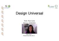 Design Universal: Princípios para Produtos Acessíveis e Usáveis para Todos