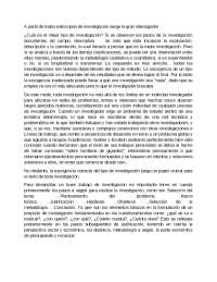 El mejor tipo de investigación: selección adecuada es clave para el éxito