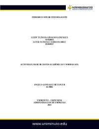 bases de datos academica y normas apa