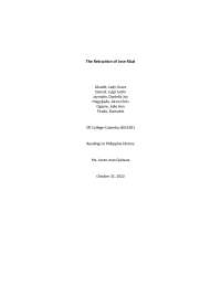 The Retraction of Jose Rizal