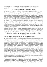 Sociologia della Comunicazione: Metodi e Teorie per l'Analisi dei Fenomeni Comunicativi