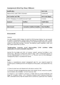Managing a successful computing project | Exercises Computer Science ...