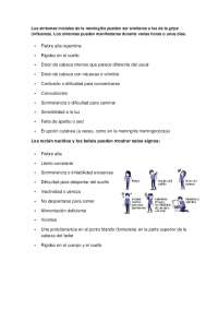 Sintomas y Prevención de la Meningitis: Diferenciarla de la Gripe