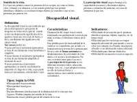 Mapa mental discapacidad.