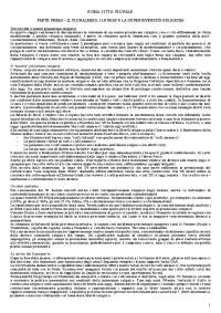 RIASSUNTO COMPLETO - ROMA CITTA' PLURALE - SAGGIORO/RUSSO