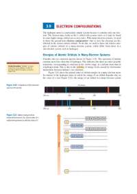 Quantum Theory and the Electronic Structure of Atoms