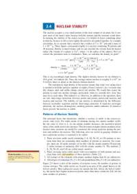 Stability of Nucleus