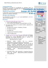 Guia para el juego de roles | Guías, Proyectos, Investigaciones de ...
