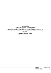 Paniere 2022 FONDAMENTI DI AUTOMATICA di Tortorelli Andrea