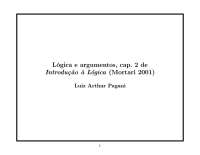 Análise de Argumentos: Validez e Correção em Lógica